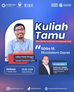 Kuliah Tamu Education for Sustainable Development (ESD)