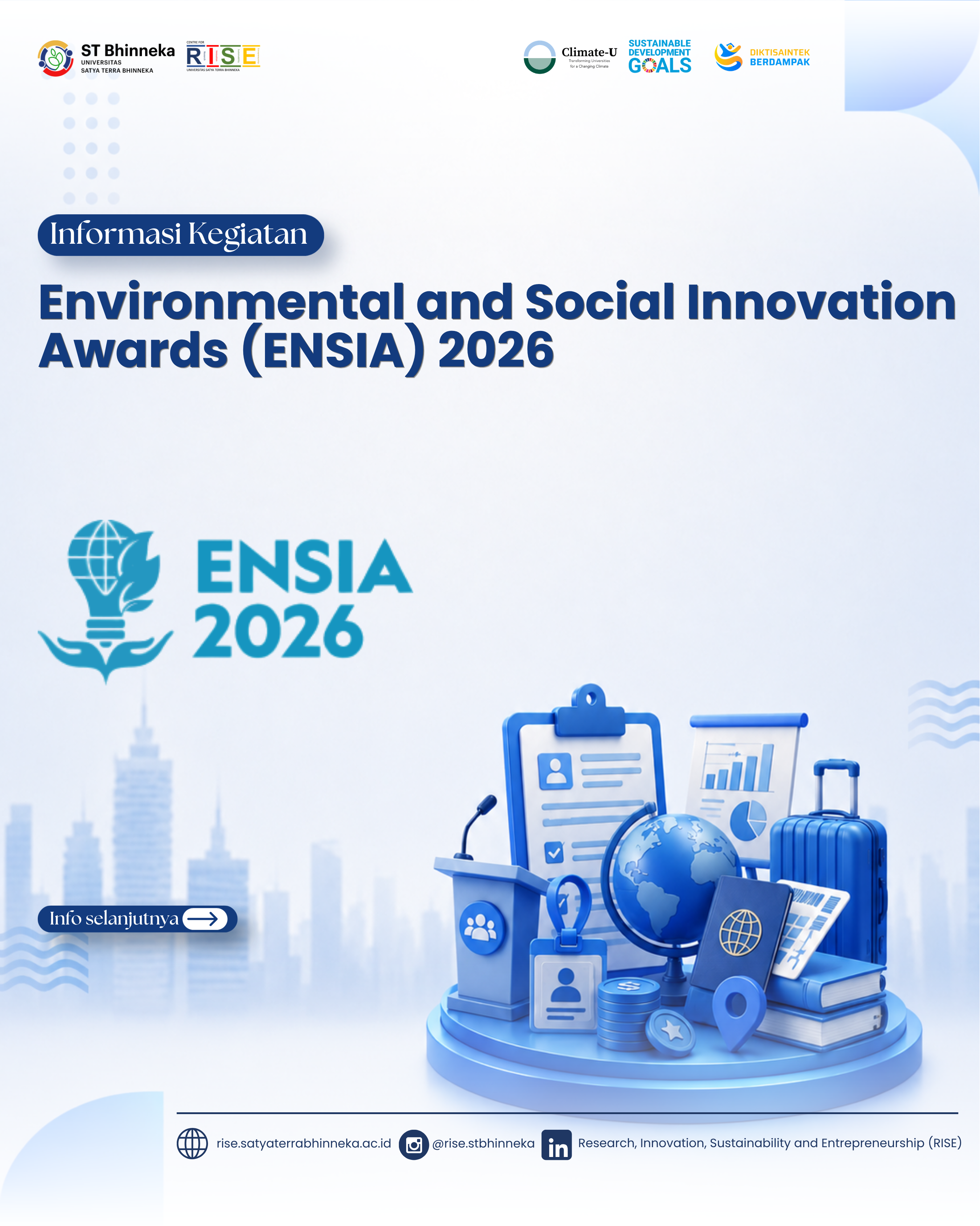 Environmental and Social Innovation Awards (ENSIA) 2026: Apresiasi Inovasi Lingkungan dan Sosial di Indonesia